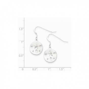 Sterling Silver Sand Dollar Earrings