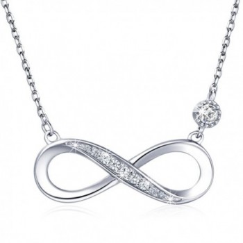 925 Sterling Silver Necklace Infinity - CM185SC049S
