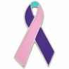 PinMart's Thyroid Cancer Awareness Ribbon Enamel Lapel Pin - CY11LJWSE7B