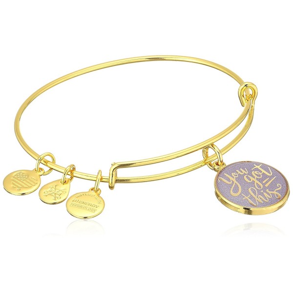 Alex and Ani Words are Powerful- EWB Bangle Bracelet - Shiny Gold - C312NA9N458