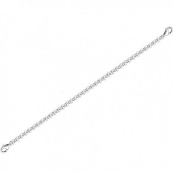 925 Sterling Silver 2.5mm Extender Chain 2" 3" 4" 5" 6" - sterling-silver - C212N5OOAWG