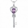 Sterling Gemstone Amethyst Birthstone Girlfriend - CH12NH02PBF