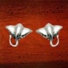 Sterling Silver Stingray Stud Earrings