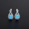 Mozume Infinity Earrings Sterling Christmas in Women's Clip-Ons Earrings