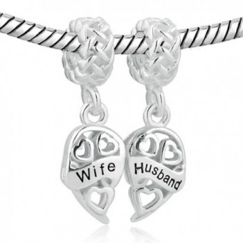 CoolJewelry Sterling Silver Husband Bracelets