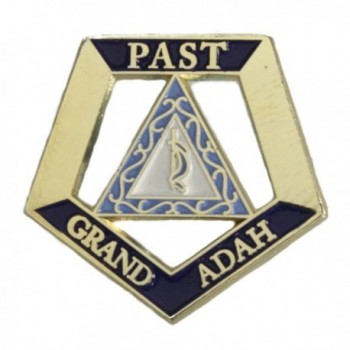 OES Order of the Eastern Star Past Grand Adah One Inch Jewel Lapel Pin - C811RNPIHAL
