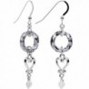 Body Candy Handcrafted 925 Sterling Silver Wreath of Heart Earrings Created with Swarovski Crystals - CC12FWSYQRT
