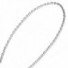 AmyRT Jewelry Titanium Silver Necklaces in Women's Chain Necklaces