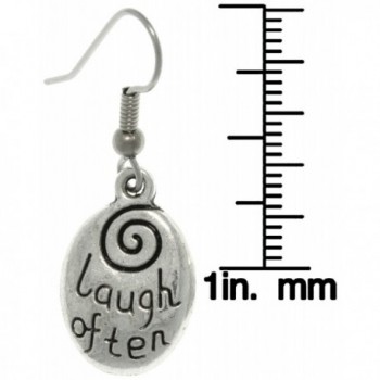 Jewelry Trends Pewter Laugh Often in Women's Drop & Dangle Earrings