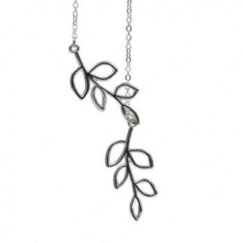 CHOP MALL Classic Hollow Out Leaf Leaves Branch Shape Pendant Necklace(1 Pc) - CQ11SFPK2QB