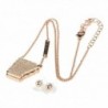 Arkansas Pendant Necklace Earrings Gold Tone in Women's Jewelry Sets