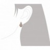 Sterling Silver Accents Pineapple Earrings in Women's Stud Earrings