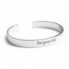 Inspirational Silver Cuff Bracelet Motivational - C312MZGJU39