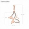 Kemstone Butterfly Earrings Rhinestone Earring in Women's Drop & Dangle Earrings