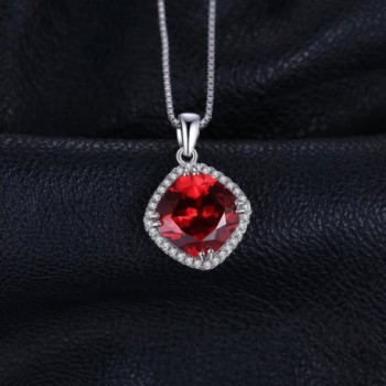 JewelryPalace Cushion Created Necklace Sterling in Women's Chain Necklaces