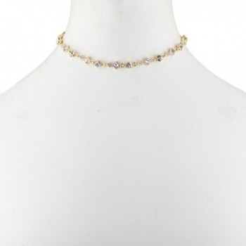 Lux Accessories Goldtone Rhinestone Statement