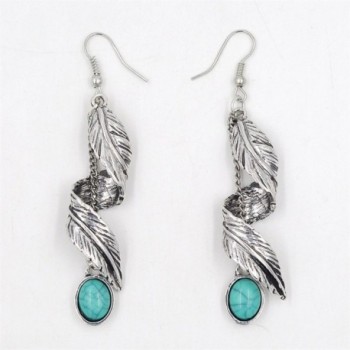 Turquoise Earrings Synthetic Necklace Bracelet in Women's Drop & Dangle Earrings