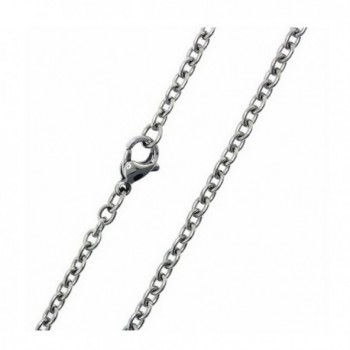 Stainless Steel Cable Chain Necklace 3.1MM - C2126V724F1