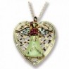 Mother Angel Necklace Crystal Accents - CY114J86W17