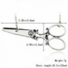 Meiligo Hairdresser Scissors Necklace Silver 1 in Women's Pendants