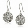 Kenneth Cole New York Textured Silver-Tone Drop Earrings - CP115DZG7PL