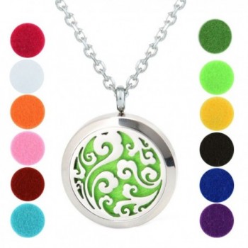 Aromatherapy Necklace Essential Diffuser Stainless in Women's Lockets