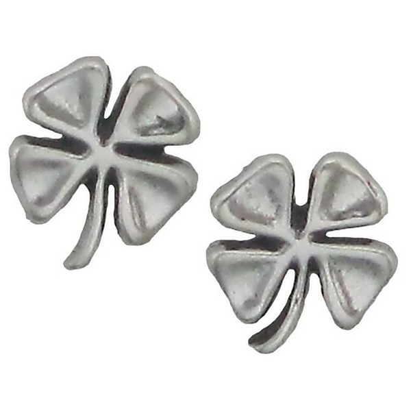 Corinna-Maria 925 Sterling Silver 4 Leaf Clover Earrings Studs Tiny Mini Stainless Steel Posts Backs - CN11LFGO9PH