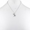 Lux Accessories Silvertone Tropical Necklace in Women's Pendants