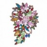 Multicolor Rhinestone Brooch Women Jewelry Broaches Pins Flower Wedding Bouquet Birthday Gifts 4080 - CE12DSVYUS7