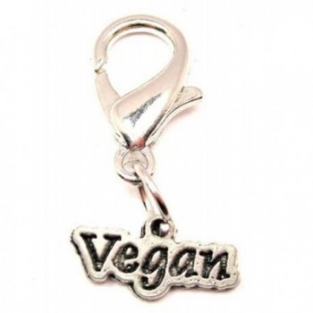 Chubby Chico Charms Vegan Pewter Charm on a Zipper Pull - CI11HEFLBPT