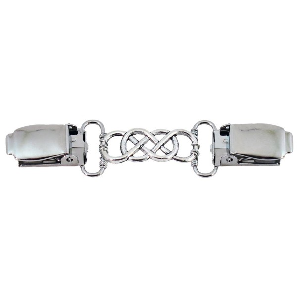 Silver Triple Infinity Cardigan Clip - C612NYRACX2