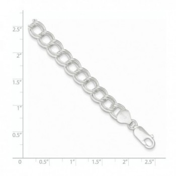 Sterling Silver Link Bracelet Inches