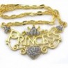 Princess Pendant Necklace Rhinestones Bridesmaid