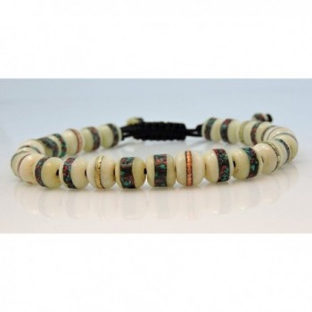 Tibetan Embedded Medicine Meditation Handmade in Women's Strand Bracelets