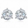 Diamoni Collection Rhodium Sterling Earrings