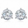 Diamoni Collection Rhodium Sterling Earrings