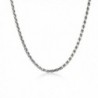 Jane Stone Sterling Silver Necklace Fashion Chain Necklace Bridal Jewelry for Women Girls - CU186EWUKEZ