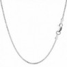 Sterling Silver Rhodium Plated Bead Chain Necklace- 1-2mm - C611590MY9D