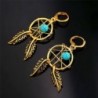 U7 Earrings Turquoise Decorate Catcher in Women's Drop & Dangle Earrings