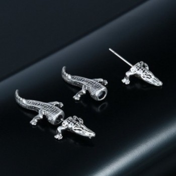 Qiandi Alligator Crocodile Earrings Jewelry in Women's Stud Earrings