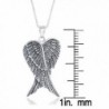 Sterling Silver Double Angel Pendant