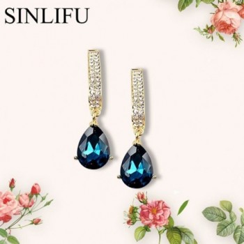 Sinlifu Crystal Inspire Earrings Dangle