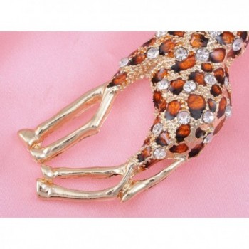 Alilang Crystal Colored Rhinestones Giraffe