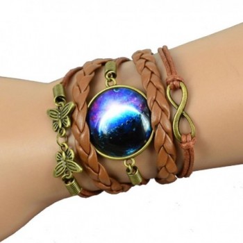 SusenstoneWomen Multilayer Weave Bracelet- Gem Wristband Jewelry - CC126OVDWI7
