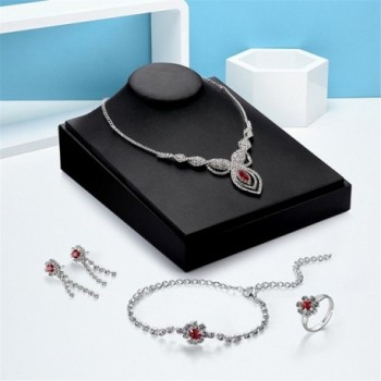 Crystal Jewelry Necklace Earrings Bracelet