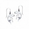 Jewelry Trends Sterling Silver Dancing Kokopelli Dangle Earrings South Western Design - CR11VKVLBVR