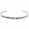 Inspirational WITHIN WILL FALL PSALM - Silver Tone - CJ1867MLUKN