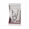 Sterling Necklace Matching Earrings Bracelet in Women's Jewelry Sets