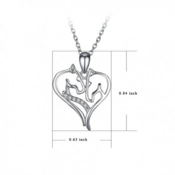 Angel caller Sterling Zirconia Necklace in Women's Pendants