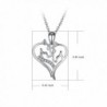 Angel caller Sterling Zirconia Necklace in Women's Pendants